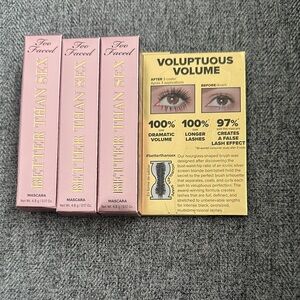3x Too Faced Better Than Sex Mascara - Travel